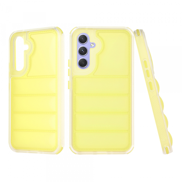 Husa pentru Samsung Galaxy A54 A546, Techsuit, Wave Shield, Galbena