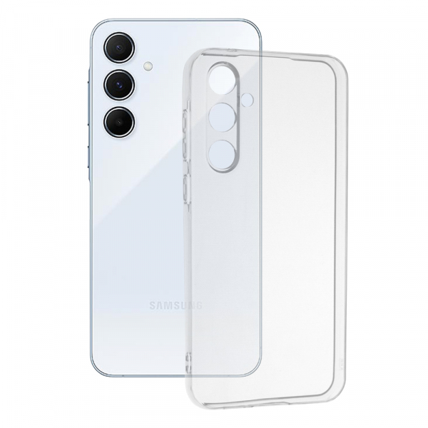 Husa pentru Samsung Galaxy A55 5G A556, Techsuit, Clear, Transparenta