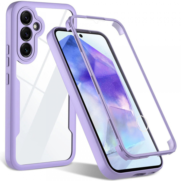 Husa pentru Samsung Galaxy A55 5G A556, Techsuit, ColorVerse 360, Mov
