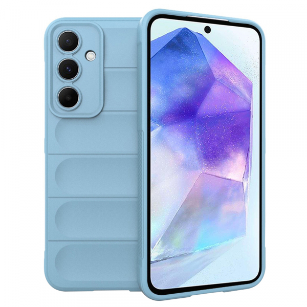Husa pentru Samsung Galaxy A55 5G A556, Techsuit, Magic Shield, Bleu