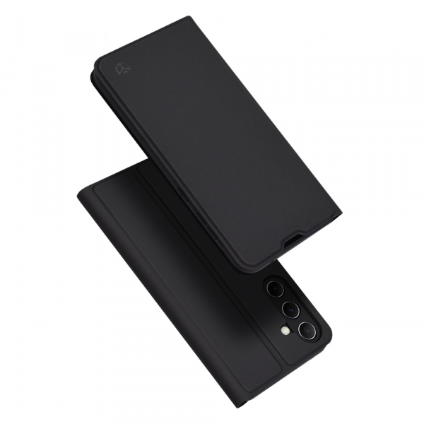Husa pentru Samsung Galaxy A55 5G A556, Techsuit, Magskin Book, Neagra