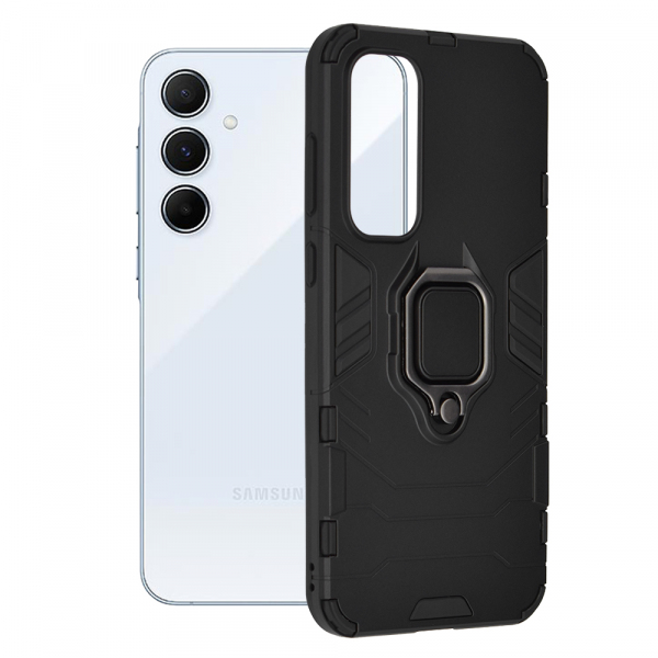 Husa pentru Samsung Galaxy A55 5G A556, Techsuit, Shield, Neagra