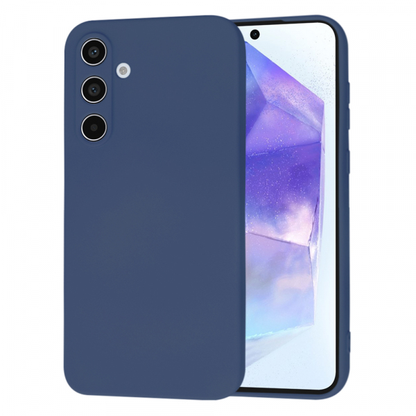 Husa pentru Samsung Galaxy A55 5G A556, Techsuit, SoftFlex, Bleumarin