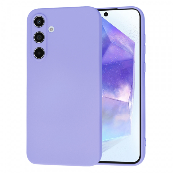 Husa pentru Samsung Galaxy A55 5G A556, Techsuit, SoftFlex, Mov Deschis