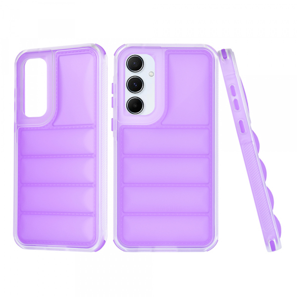 Husa pentru Samsung Galaxy A55 5G A556, Techsuit, Wave Shield, Mov