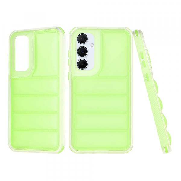 Husa pentru Samsung Galaxy A55 5G A556, Techsuit, Wave Shield, Verde