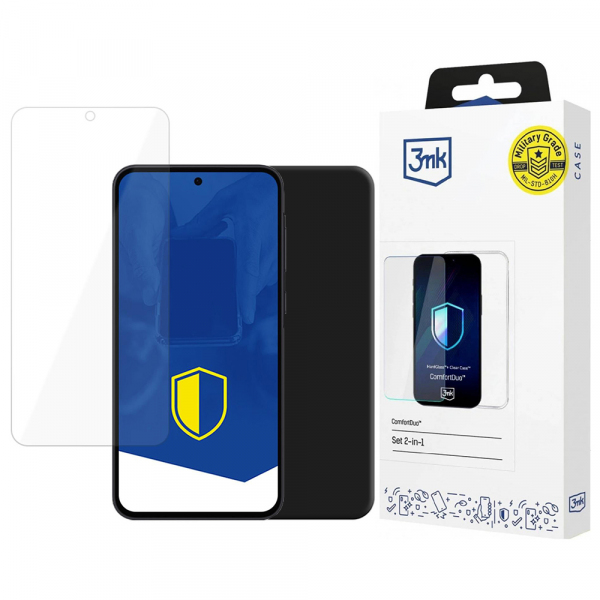 Husa pentru Samsung Galaxy A56 A566 / A36 A366, 3MK, ComfortDuo, Neagra