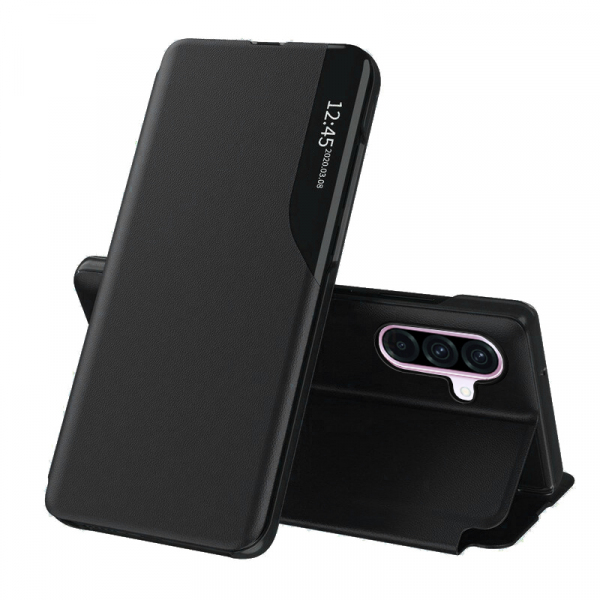 Husa pentru Samsung Galaxy A56 A566, Techsuit, eFold, Neagra