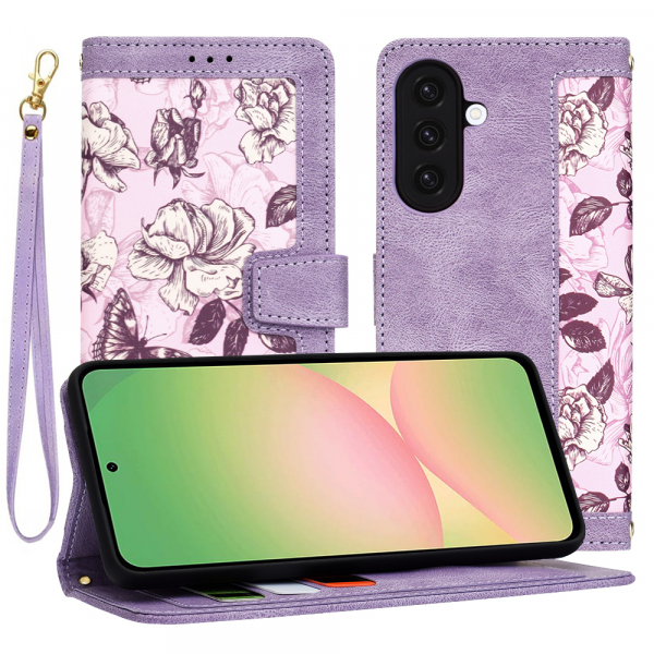 Husa pentru Samsung Galaxy A56 A566, Techsuit, FlipCraft, Mov