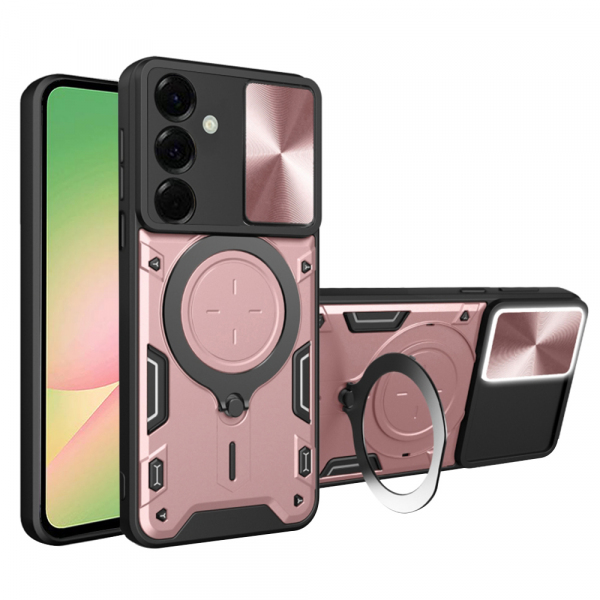 Husa pentru Samsung Galaxy A57 5G, Techsuit, CamGuard Pro, Roz Aurie