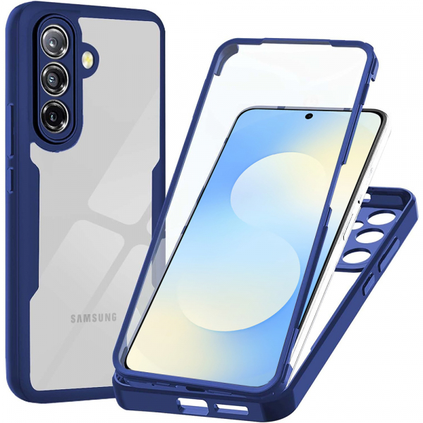 Husa pentru Samsung Galaxy A57 5G, Techsuit, ColorVerse 360, Albastra