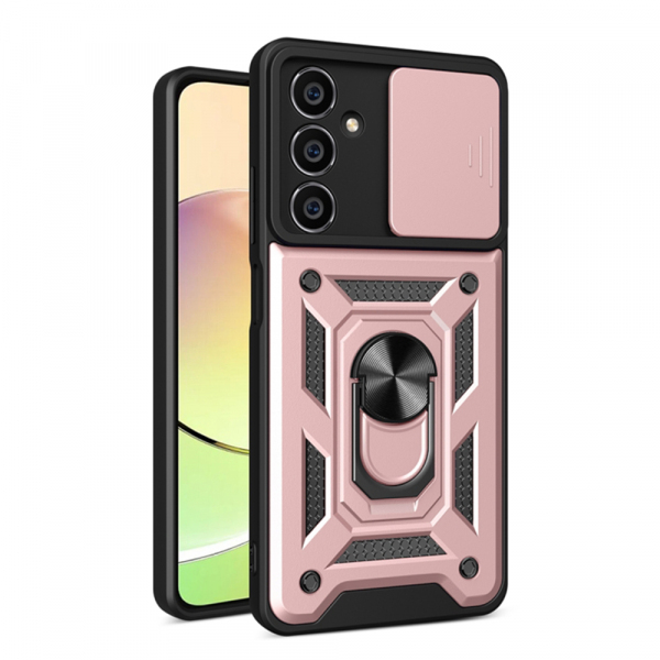 Husa pentru Samsung Galaxy M55, Techsuit, CamShield, Roz