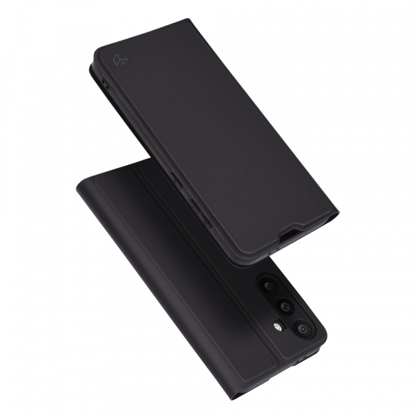 Husa pentru Samsung Galaxy M56 M566, Techsuit, Magskin Book, Neagra