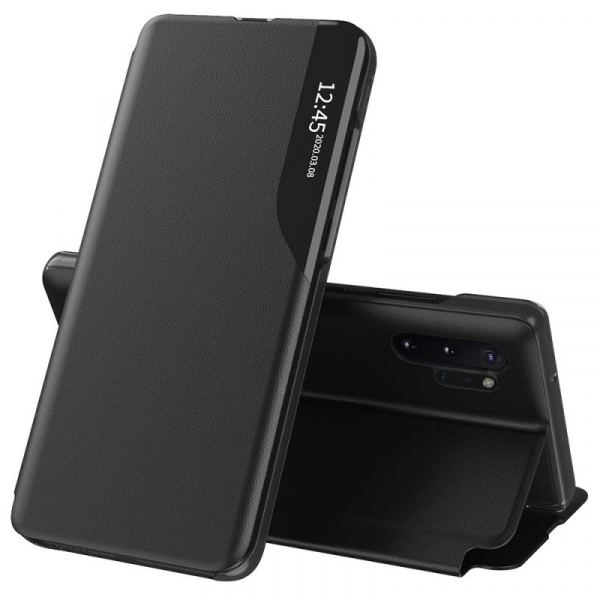 Husa pentru Samsung Galaxy Note 10+ 5G N976 / Note 10+ N975, Techsuit, eFold, Neagra