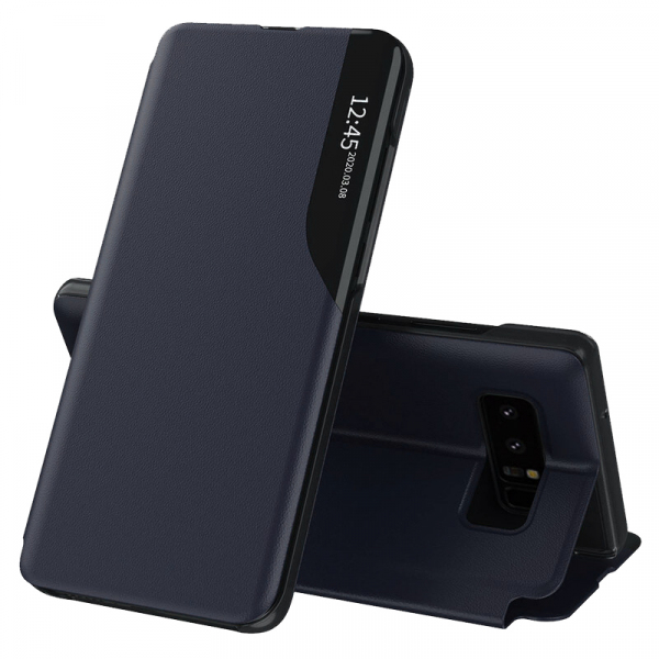 Husa pentru Samsung Galaxy Note 8 N950, Techsuit, eFold, Albastra Inchis