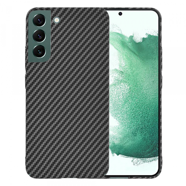 Husa pentru Samsung Galaxy S22+ 5G S906, Techsuit, Carbonite FiberShell, Neagra