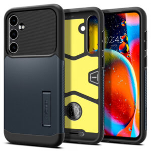 Husa pentru Samsung Galaxy S23 FE S711, Spigen, Slim Armor, Albastra