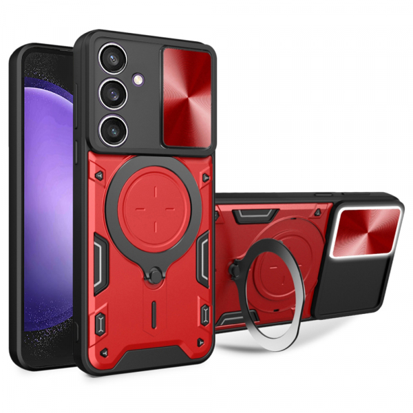Husa pentru Samsung Galaxy S23 FE S711, Techsuit, CamGuard Pro, Rosie