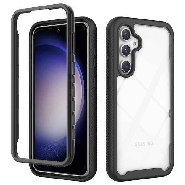 Husa pentru Samsung Galaxy S23 FE S711, Techsuit, Defense360 Pro, Neagra