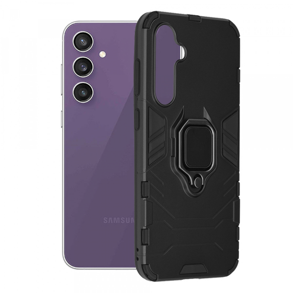 Husa pentru Samsung Galaxy S23 FE S711, Techsuit, Shield, Neagra