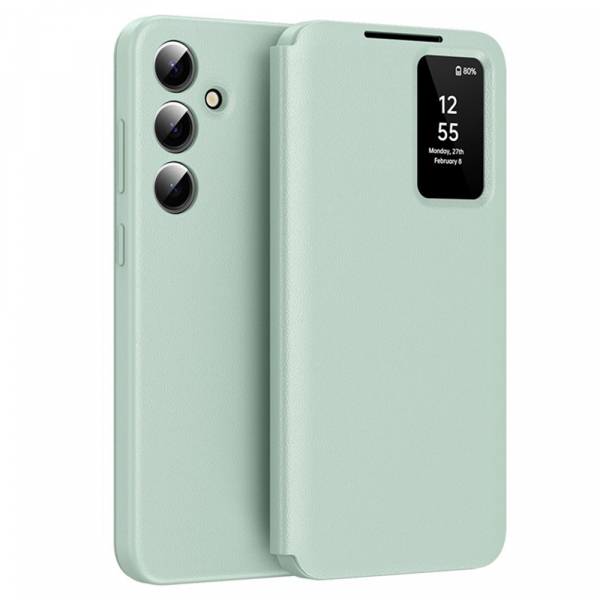 Husa pentru Samsung Galaxy S23 FE S711, Techsuit, SmartView, Verde