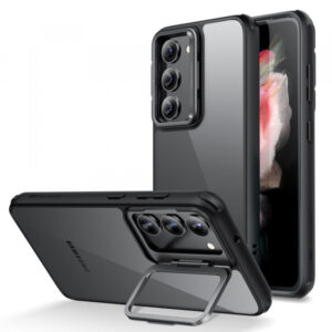 Husa pentru Samsung Galaxy S23+ S916, ESR, Classic Kickstand, Neagra Transparenta