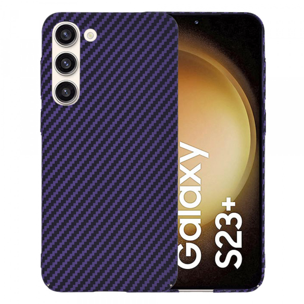 Husa pentru Samsung Galaxy S23+ S916, Techsuit, Carbonite FiberShell, Mov