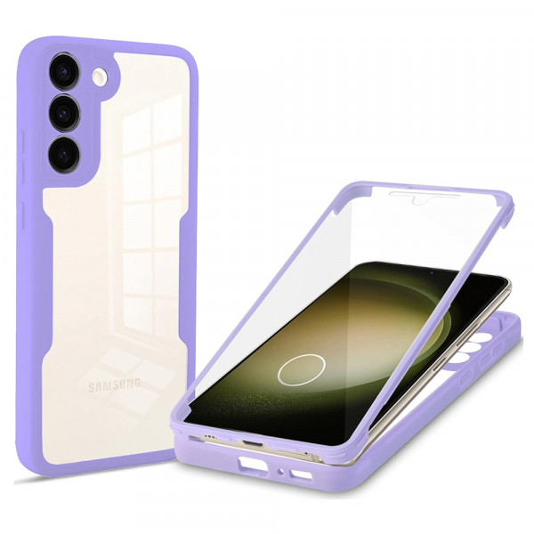 Husa pentru Samsung Galaxy S23+ S916, Techsuit, ColorVerse 360, Mov