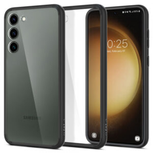 Husa pentru Samsung Galaxy S23 S911, Spigen, Ultra Hybrid, Neagra Mata