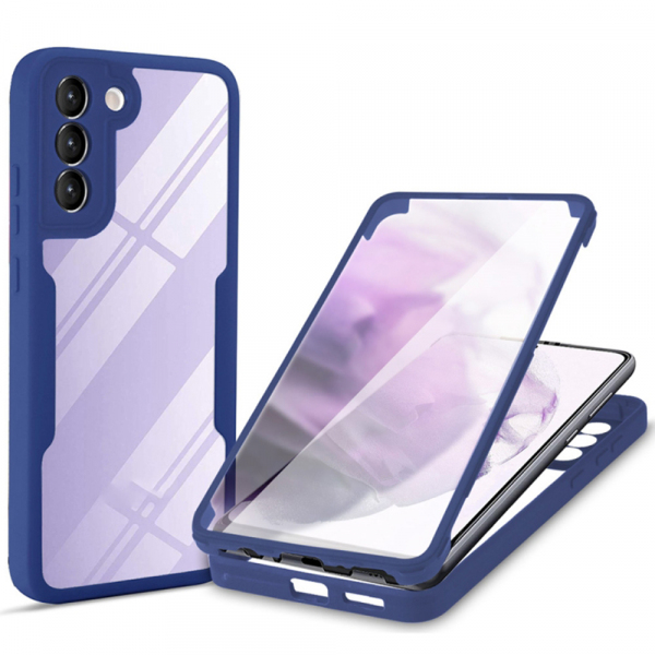 Husa pentru Samsung Galaxy S23 S911, Techsuit, ColorVerse 360, Albastra