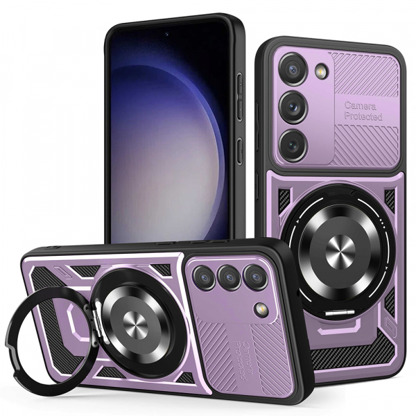 Husa pentru Samsung Galaxy S23 S911, Techsuit, RuggedCam, Mov