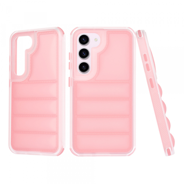 Husa pentru Samsung Galaxy S23 S911, Techsuit, Wave Shield, Roz