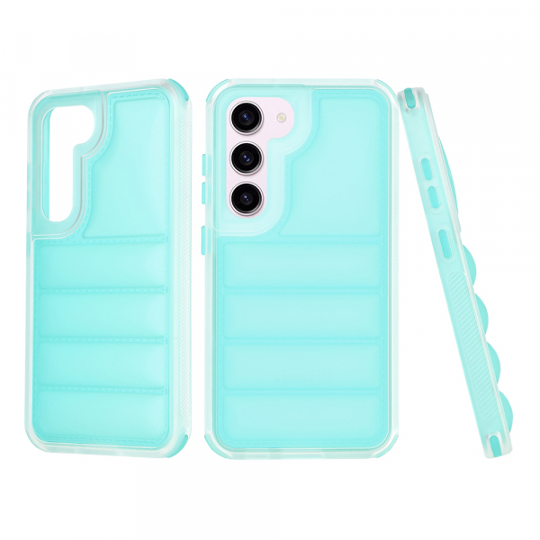 Husa pentru Samsung Galaxy S23 S911, Techsuit, Wave Shield, Turcoaz