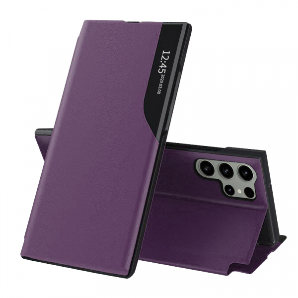 Husa pentru Samsung Galaxy S23 Ultra S918, Techsuit, eFold, Mov