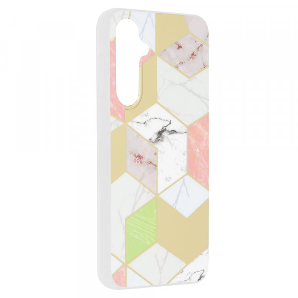 Husa pentru Samsung Galaxy S24 FE S721, Techsuit, Marble, Mov