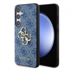 Husa pentru Samsung Galaxy S24+ S926, Guess, 4G Big Logo, Albastra