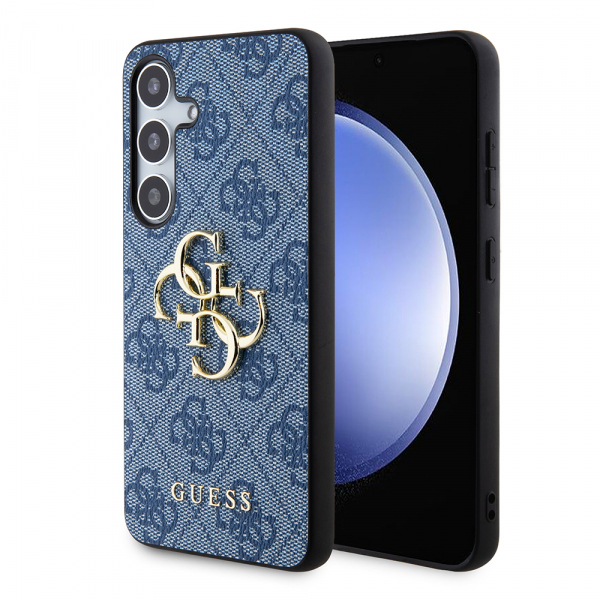 Husa pentru Samsung Galaxy S24+ S926, Guess, 4G Big Logo, Albastra