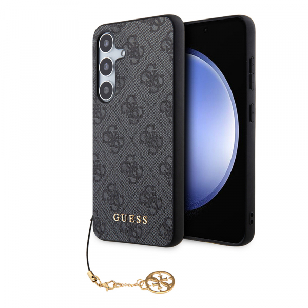 Husa pentru Samsung Galaxy S24+ S926, Guess, 4G Charm, Neagra
