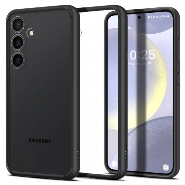 Husa pentru Samsung Galaxy S24+ S926, Spigen, Ultra Hybrid, Neagra Mata ACS07330