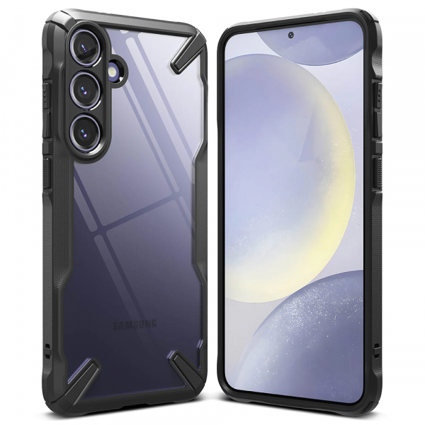 Husa pentru Samsung Galaxy S24 S921, Ringke, Fusion X, Neagra