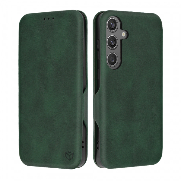 Husa pentru Samsung Galaxy S24 S921, Techsuit, Safe Wallet Plus, Verde