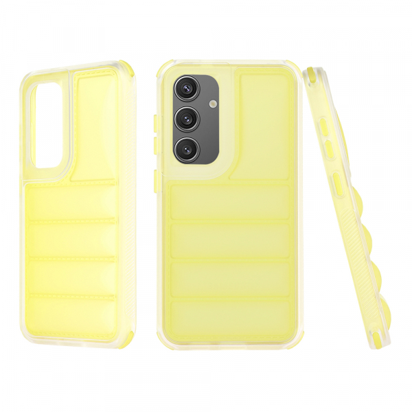 Husa pentru Samsung Galaxy S24 S921, Techsuit, Wave Shield, Galbena
