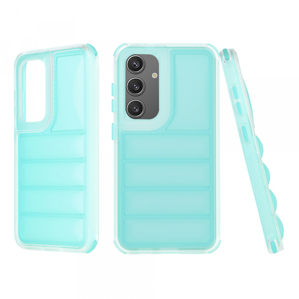 Husa pentru Samsung Galaxy S24 S921, Techsuit, Wave Shield, Turcoaz