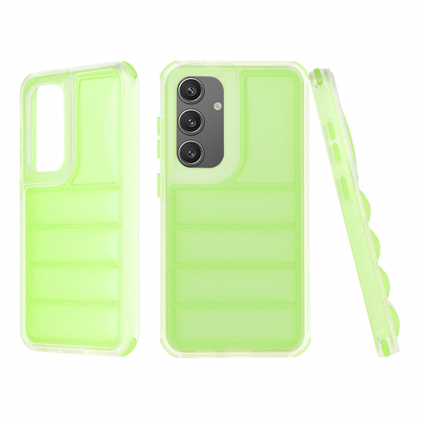 Husa pentru Samsung Galaxy S24 S921, Techsuit, Wave Shield, Verde