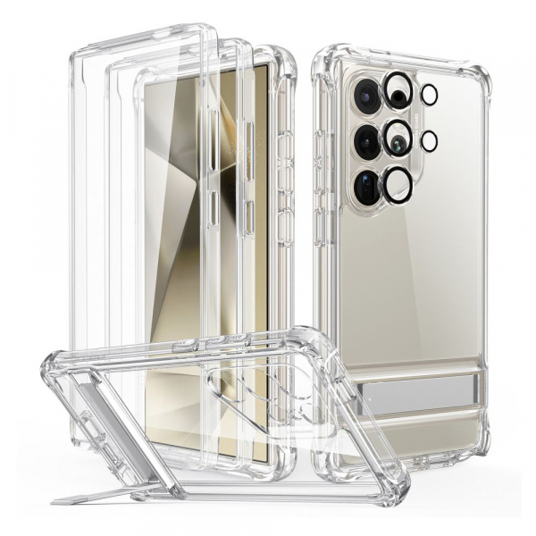 Husa pentru Samsung Galaxy S24 Ultra S928, ESR, Armor Tough Kickstand, Transparenta