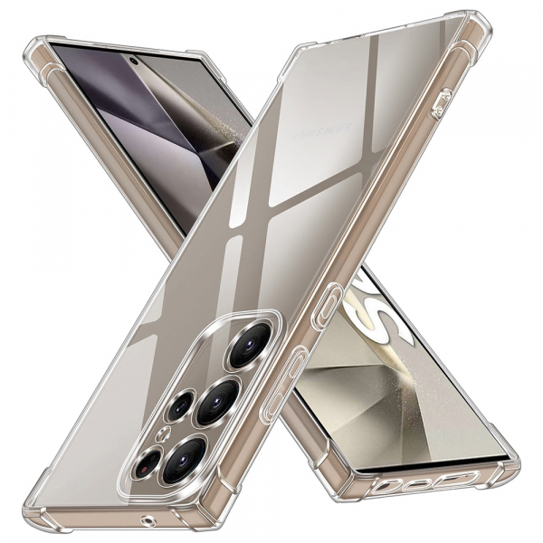 Husa pentru Samsung Galaxy S24 Ultra S928, Techsuit, Shockproof Clear, Transparenta