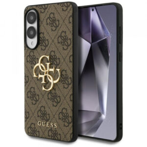 Husa pentru Samsung Galaxy S25 Edge S937, Guess, Big 4G Logo Classic, Maro