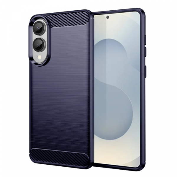 Husa pentru Samsung Galaxy S25 Edge S937, Techsuit, Carbon, Albastra