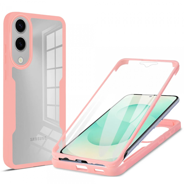 Husa pentru Samsung Galaxy S25 Edge S937, Techsuit, ColorVerse 360, Roz