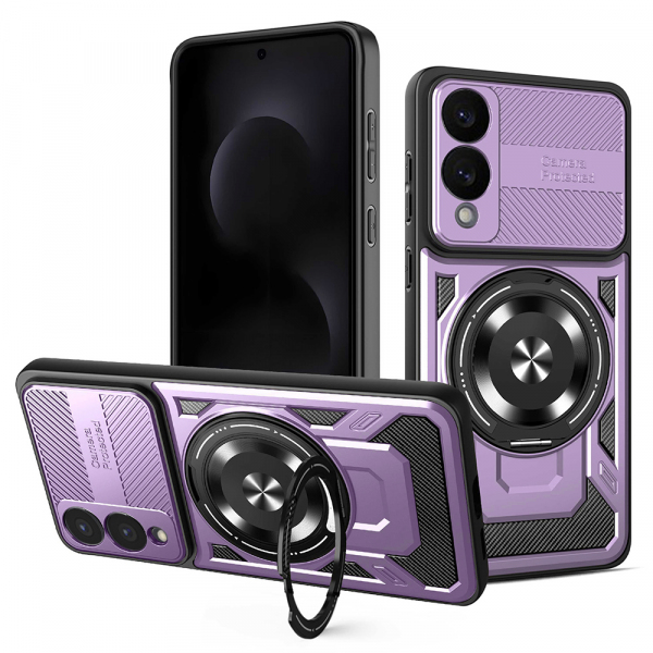 Husa pentru Samsung Galaxy S25 Edge S937, Techsuit, RuggedCam, Mov